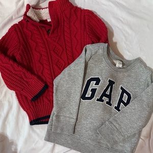 3T Gap sweater bundle